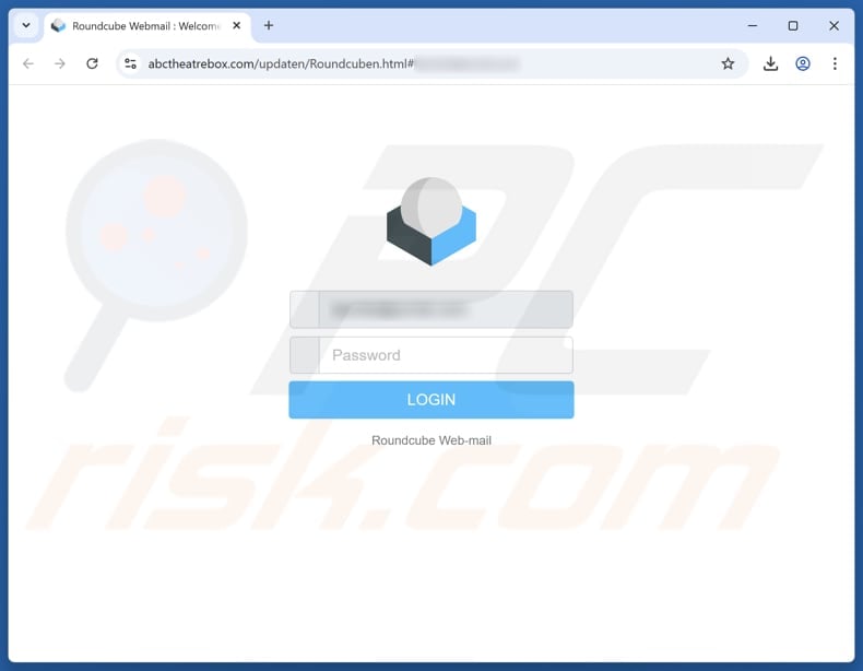 Webmail Password Validation Email Scam phishing website
