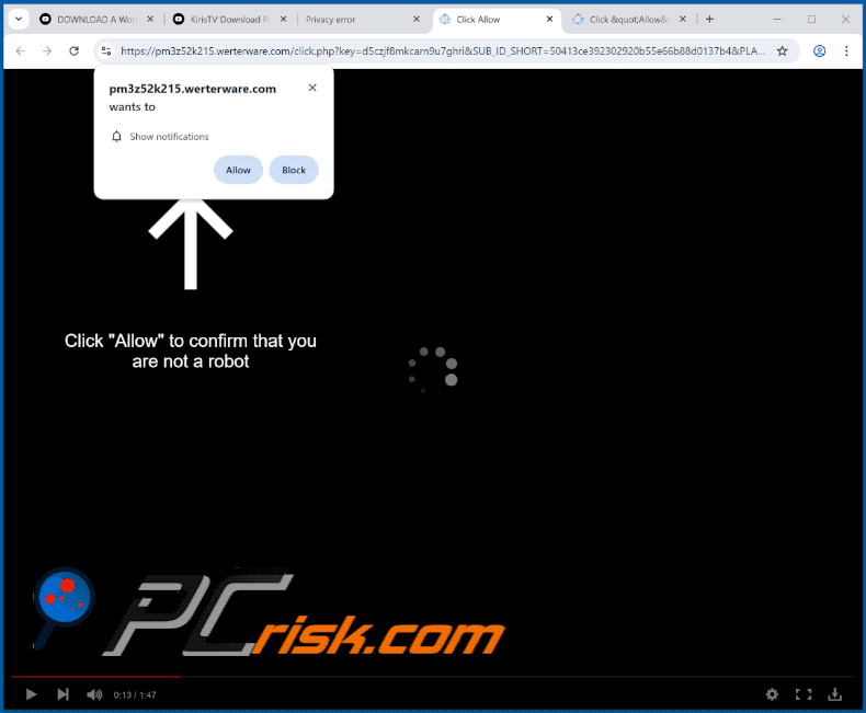 werterware[.]com website appearance (GIF)