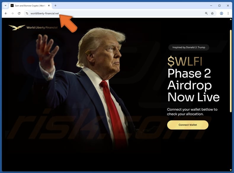 $WLFI Airdrop scam