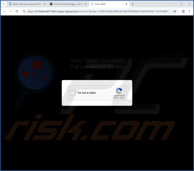 bgv-adguard[.]pro pop-up redirects