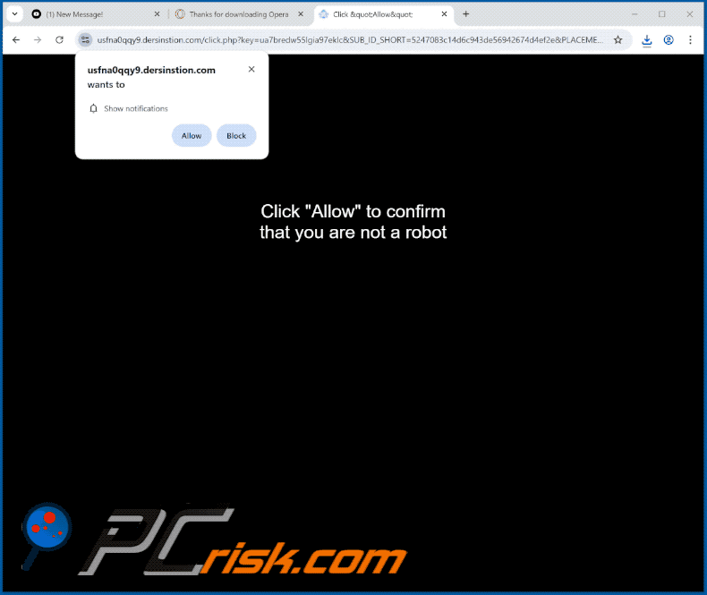 dersinstion[.]com website appearance (GIF)