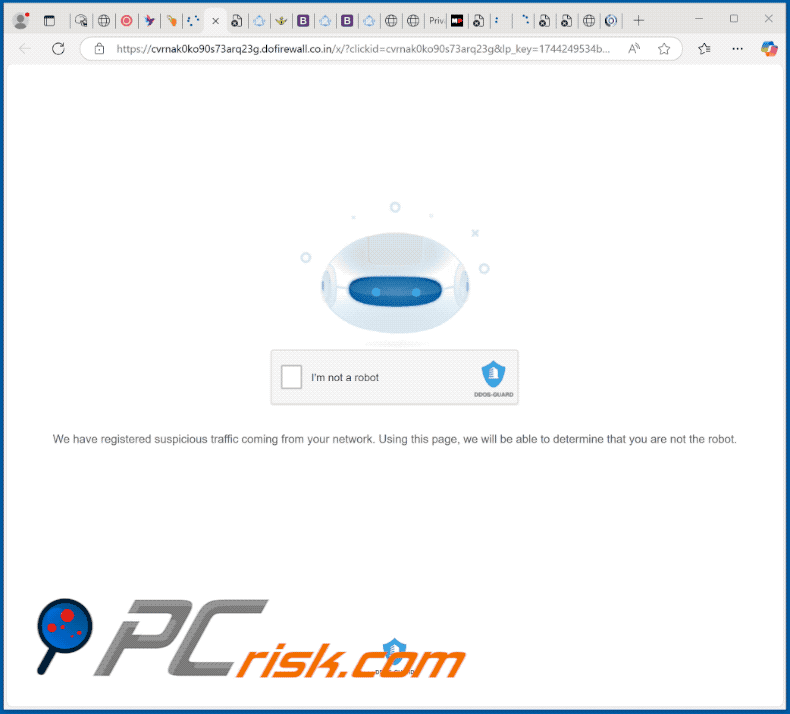 dofirewall.co[.]in website appearance (GIF)