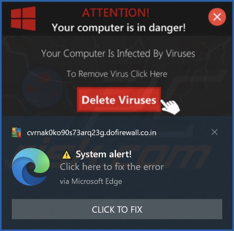 dofirewall.co[.]in notification
