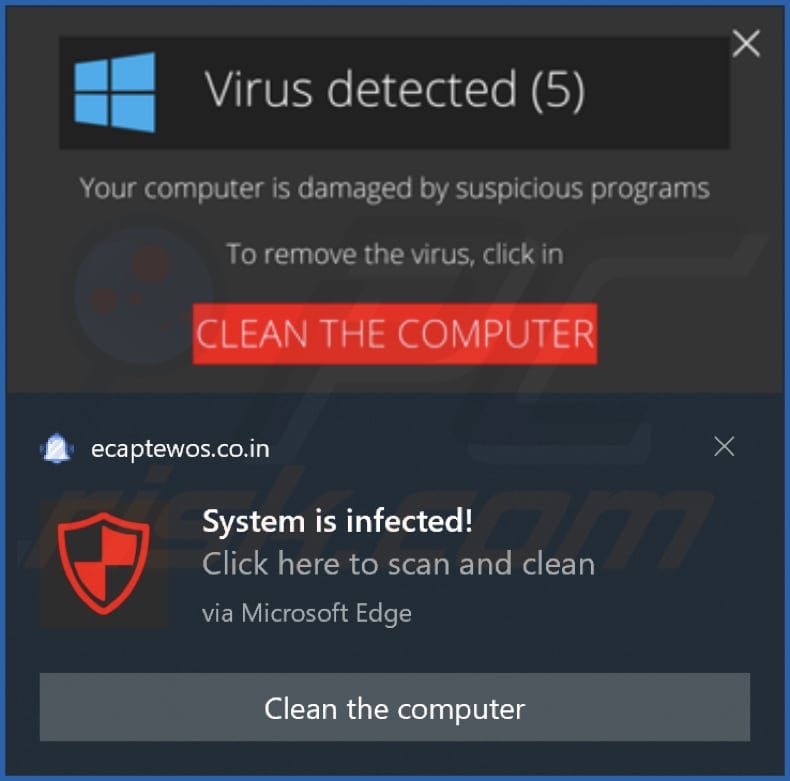 ecaptewos.co[.]in notification