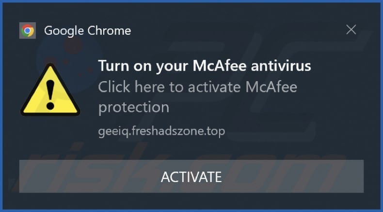freshadszone.top notification