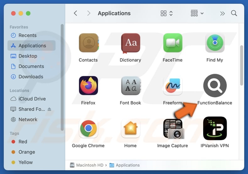 FunctionBalance adware