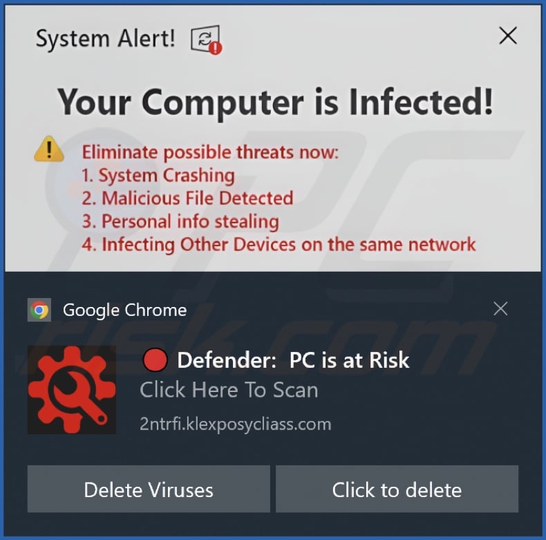 Ad delivered by the klexposycliass[.]com webpage