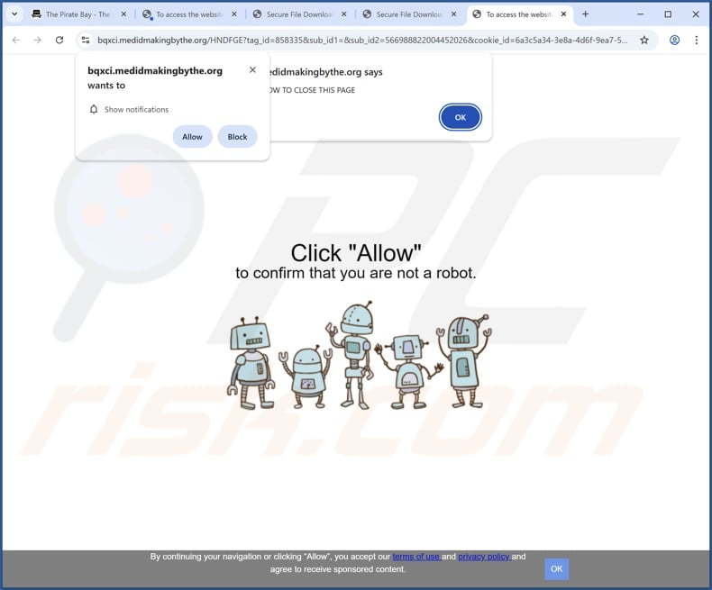 medidmakingbythe[.]org ads