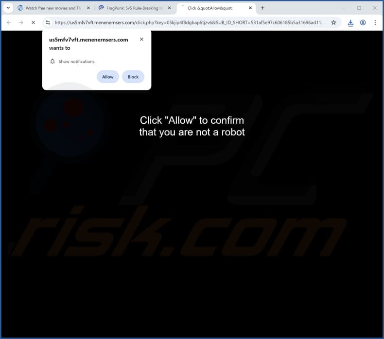 menenernsers[.]com ads