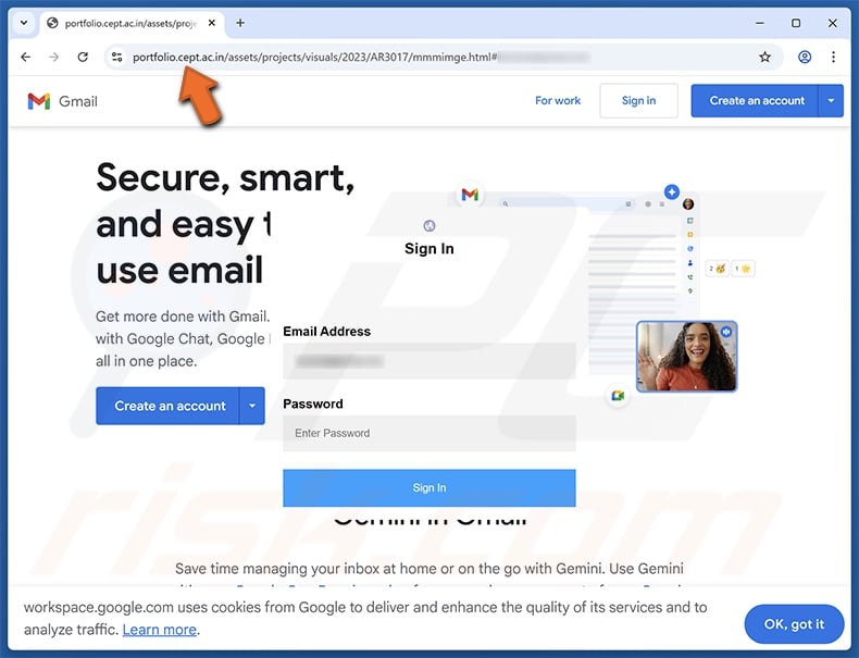 Messages Failed Report scam email promoted phishing site