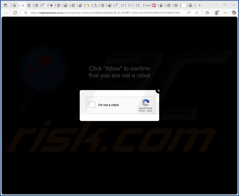 neprierenistro.co[.]in ads