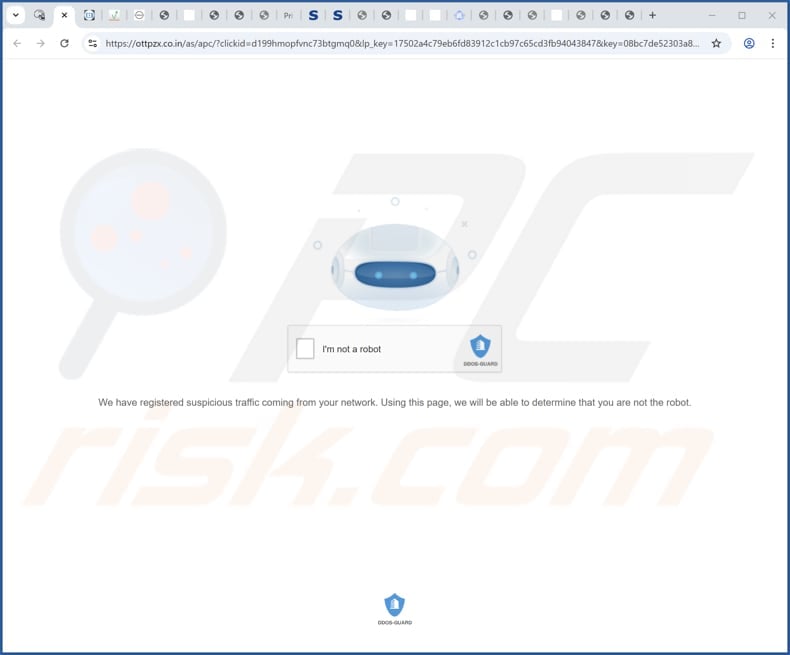 ottpzx.co[.]in ads