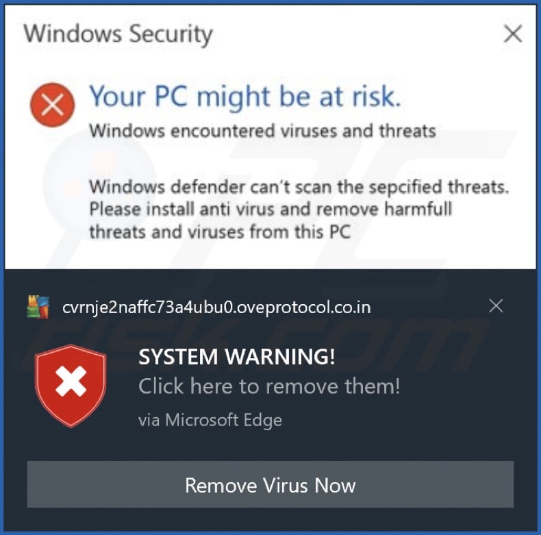 Ad delivered by the oveprotocol.co[.]in webpage