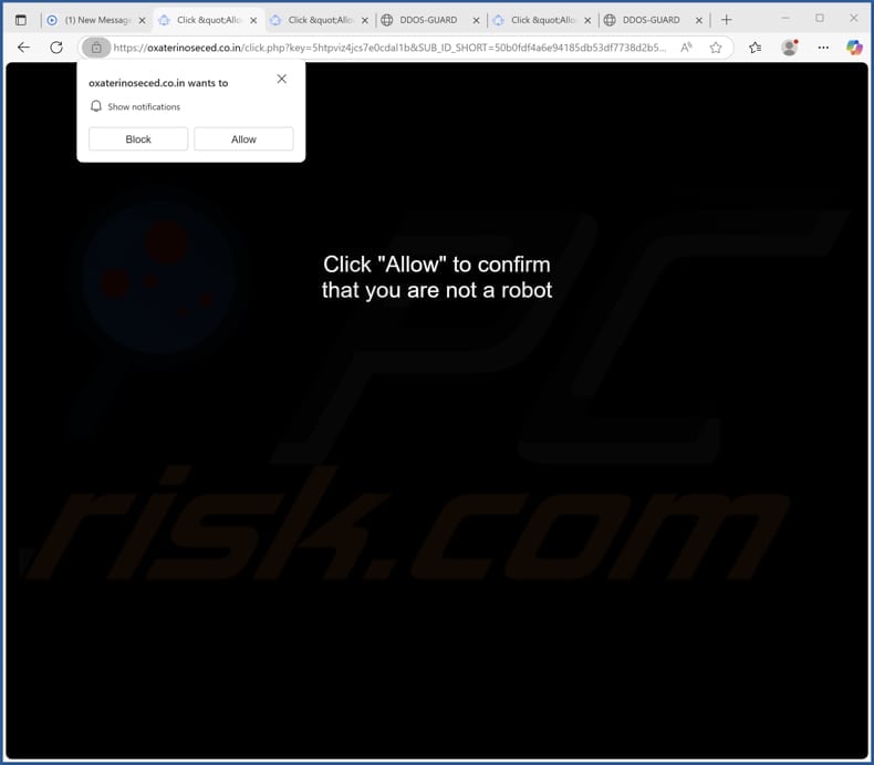oxaterinoseced.co[.]in ads