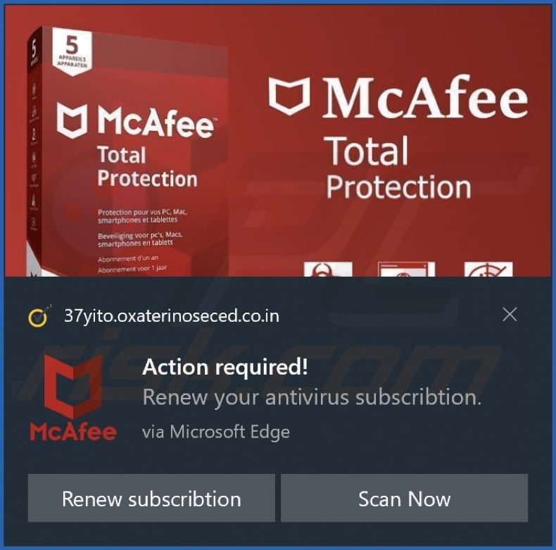 oxaterinoseced.co[.]in notification