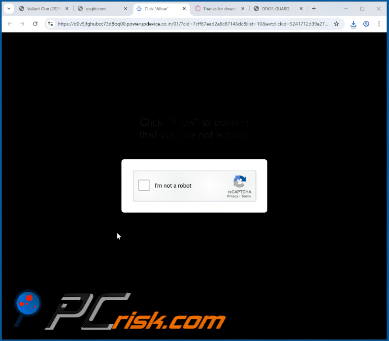powerupdevice.co[.]in website appearance (GIF)