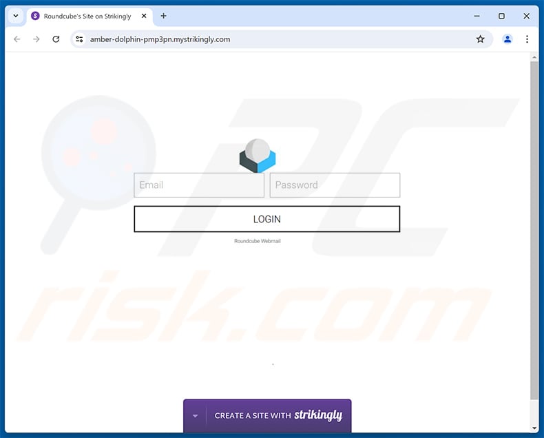Phishing site promoted via Server Update email scam (2025-06-03)