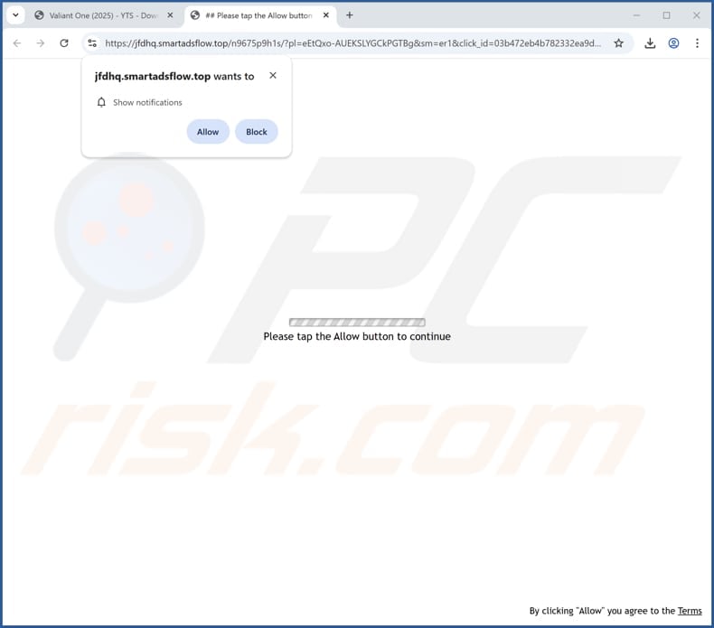 smartadsflow[.]top ads