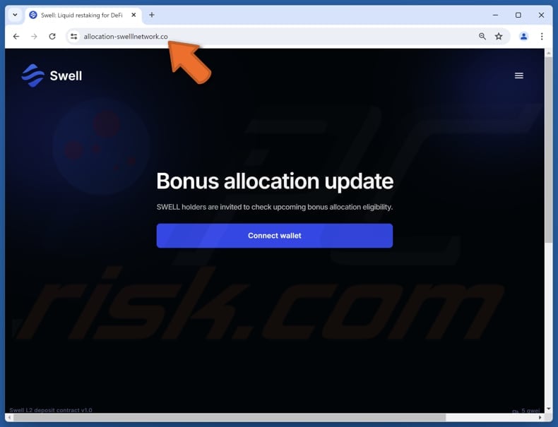 Swell Bonus Allocation scam