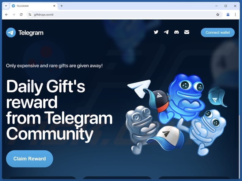 Telegram Daily Gift Reward scam