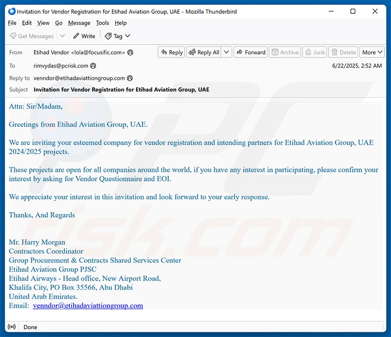 Etihad email scam (sample 1 - 2025-06-27)