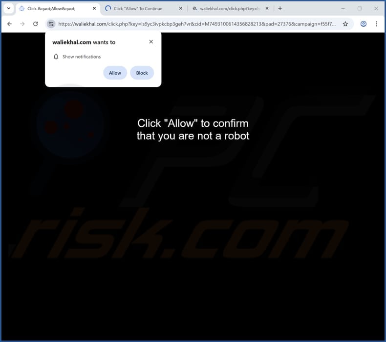 waliekhal[.]com ads