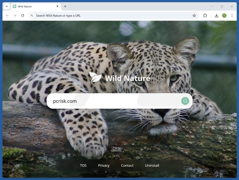 searching.wildnaturetab.com browser hijacker