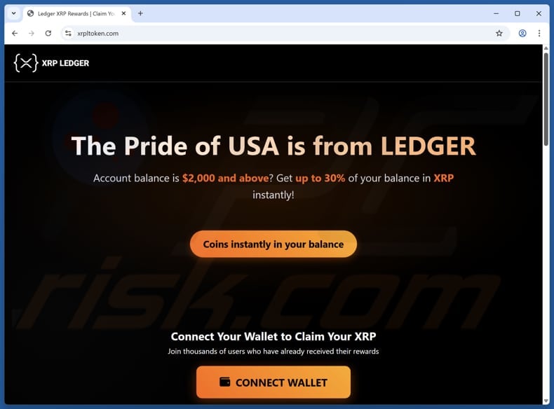 XRP Ledger Reward scam