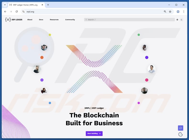 XRP Ledger scam the official XRP Ledger website (xrpl.org)