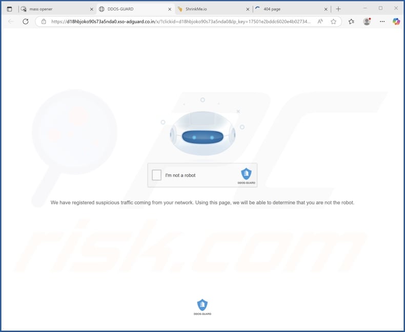 xso-adguard.co[.]in pop-up redirects