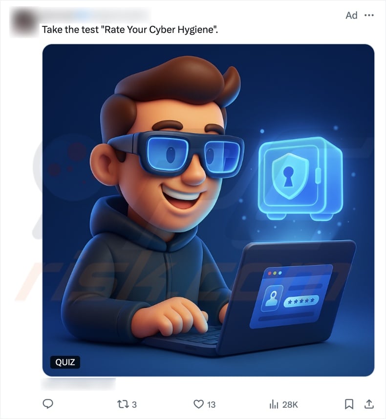 1 Year Free Premium NordVPN scam promoted on Twitter