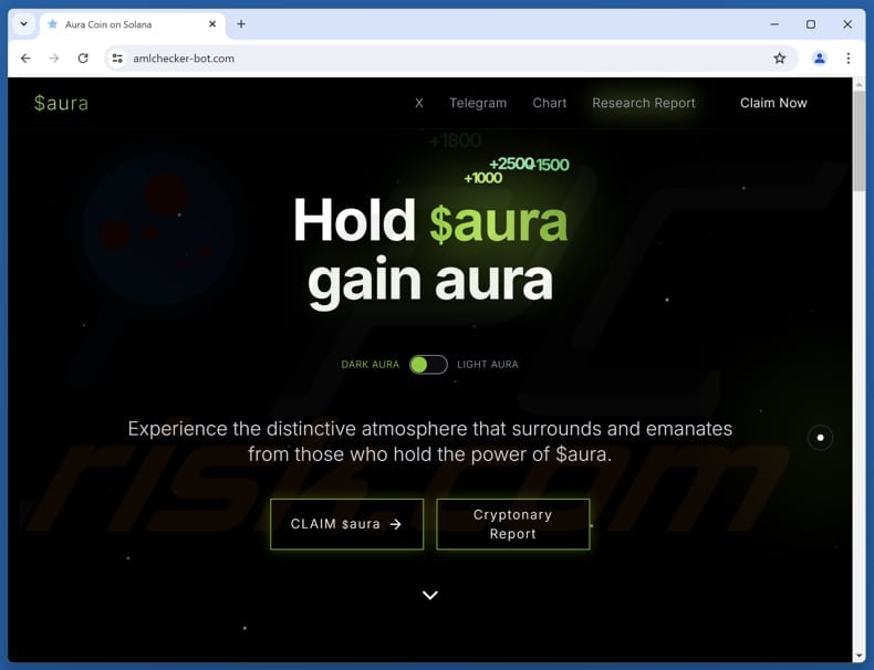 Claim $aura scam