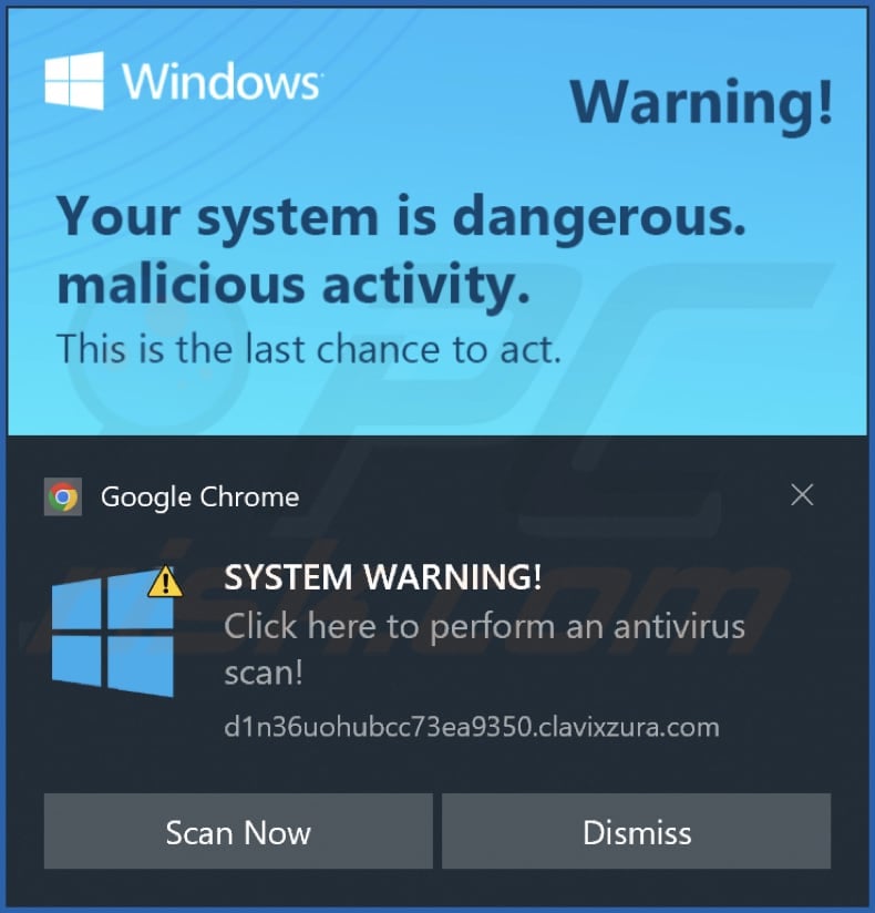 clavixzura[.]com notification