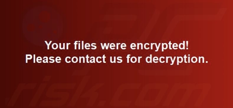 Cowa ransomware wallpaper