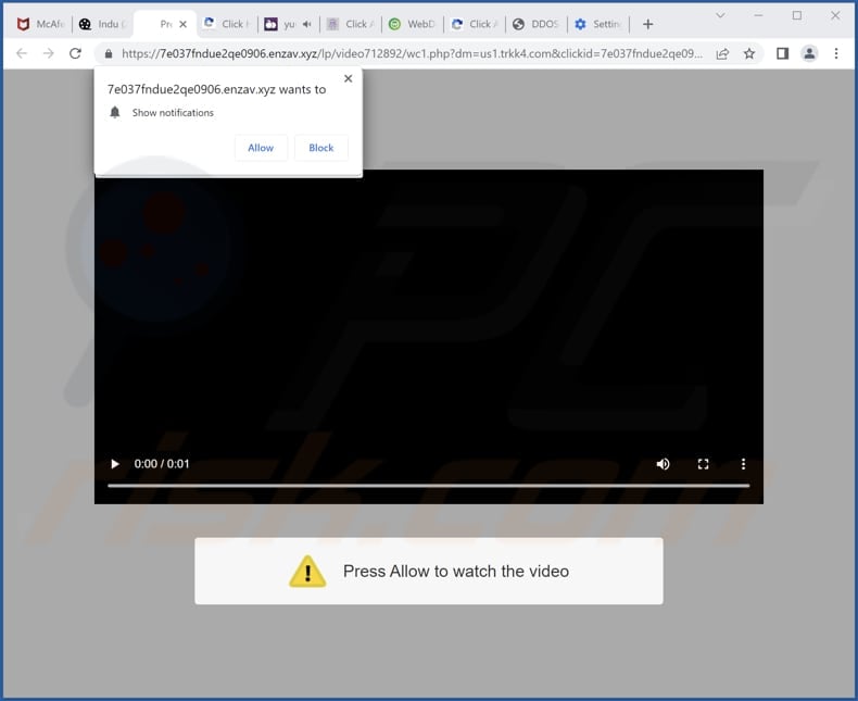 enzav[.]xyz ads