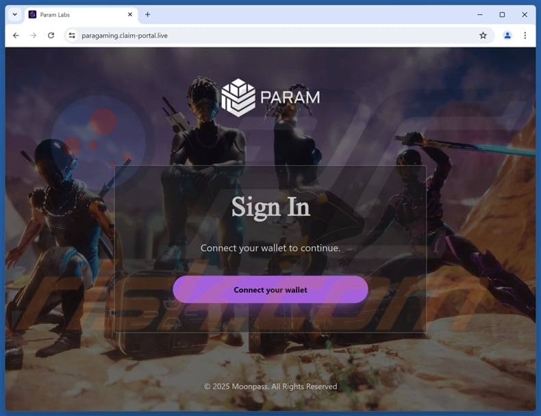 Fake Param Gaming Website scam