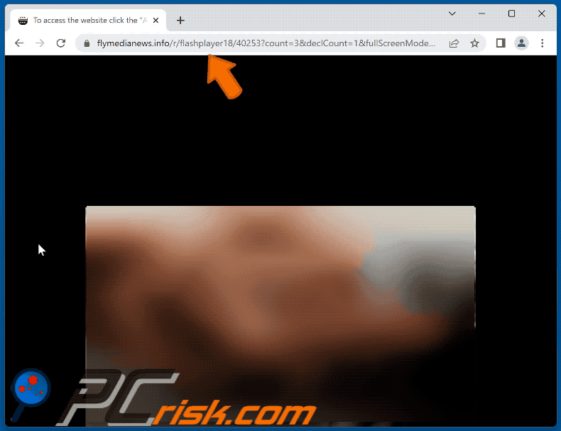 flymedianews[.]info website appearance (GIF)