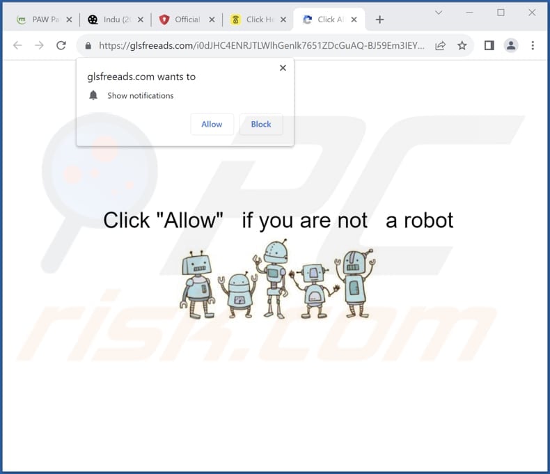 glsfreeads[.]com ads