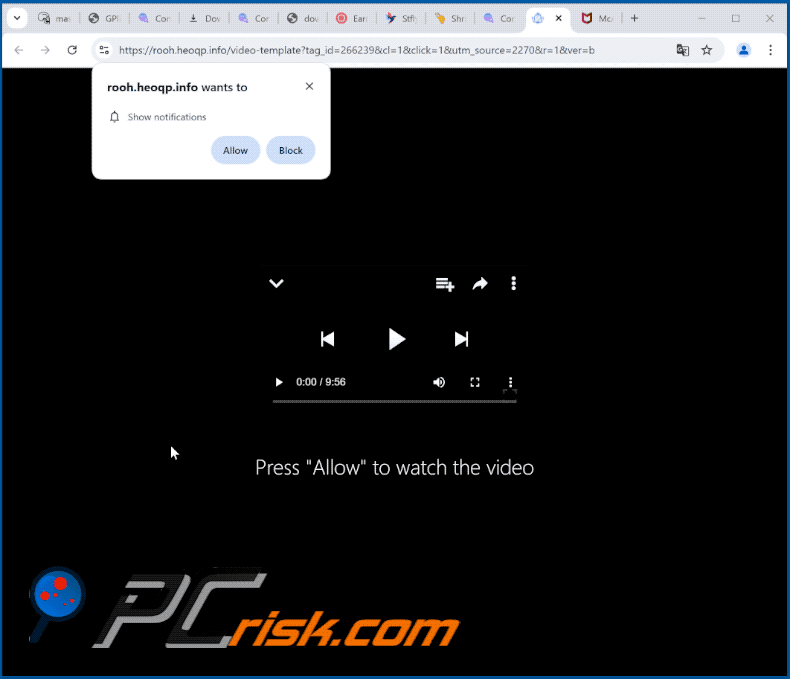 heoqp[.]info website appearance (GIF)