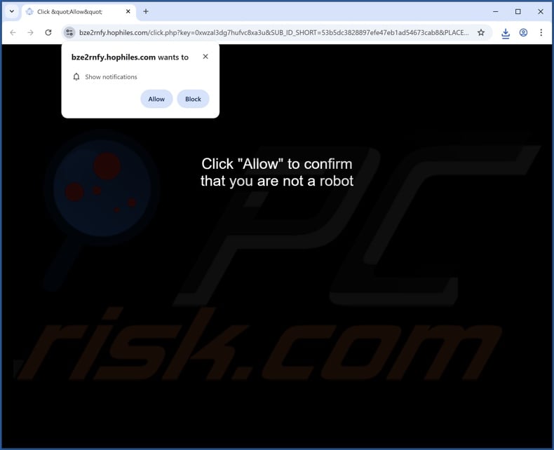 hophiles[.]com pop-up redirects