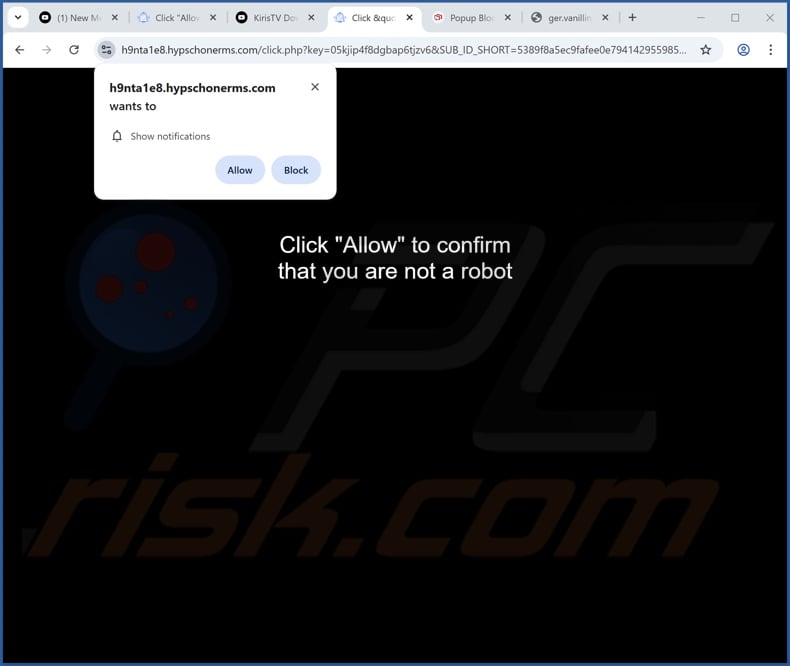 hypschonerms[.]com pop-up redirects