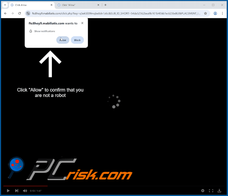 mabiliatis[.]com website appearance (GIF)