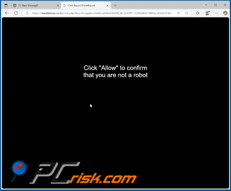 meatitenes.co[.]in website appearance (GIF)