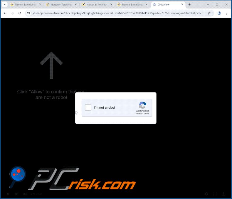 mencrodae[.]com website appearance (GIF)