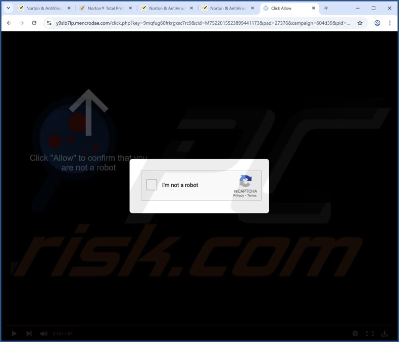 mencrodae[.]com pop-up redirects