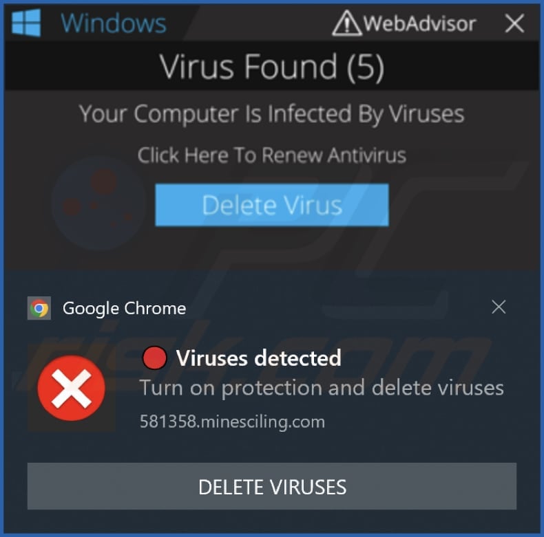 minesciling[.]com notification