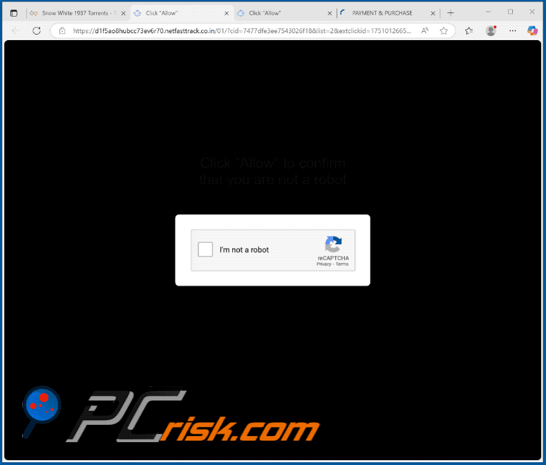 netfasttrack.co[.]in website appearance (GIF)