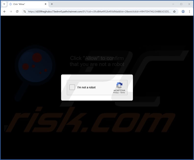 pathchainnet[.]com pop-up redirects