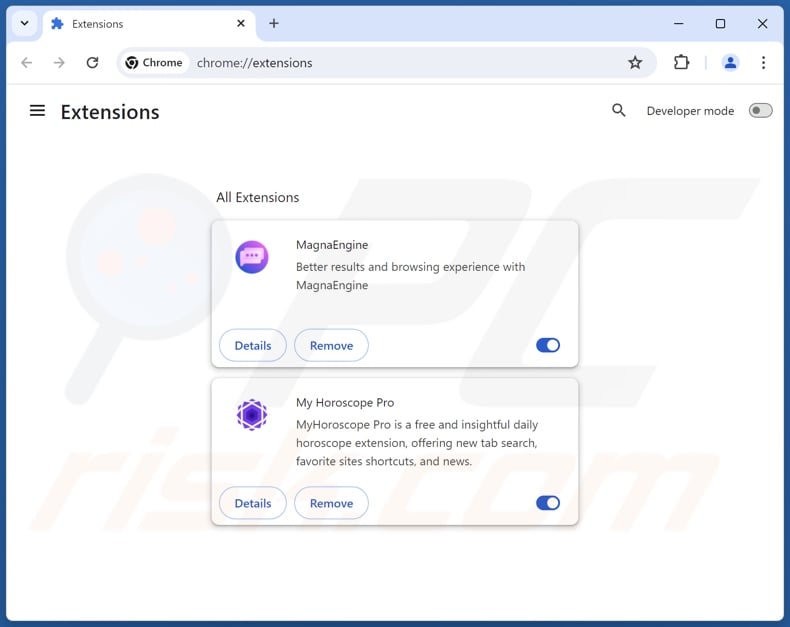 Removing review4.in related Google Chrome extensions