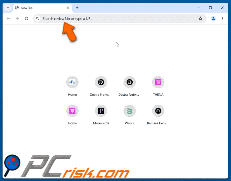review4.in redirect (GIF)